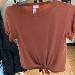 Brunt Orange Blouse